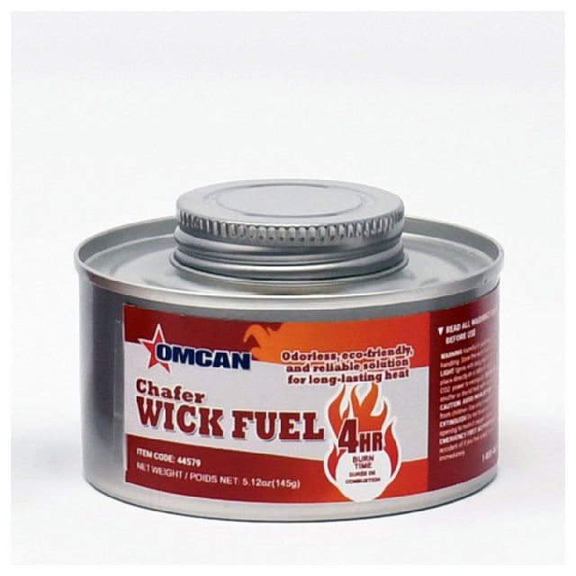 Omcan 44579 Chafing Dish Fuel With Wick 4 Hour Twist Cap