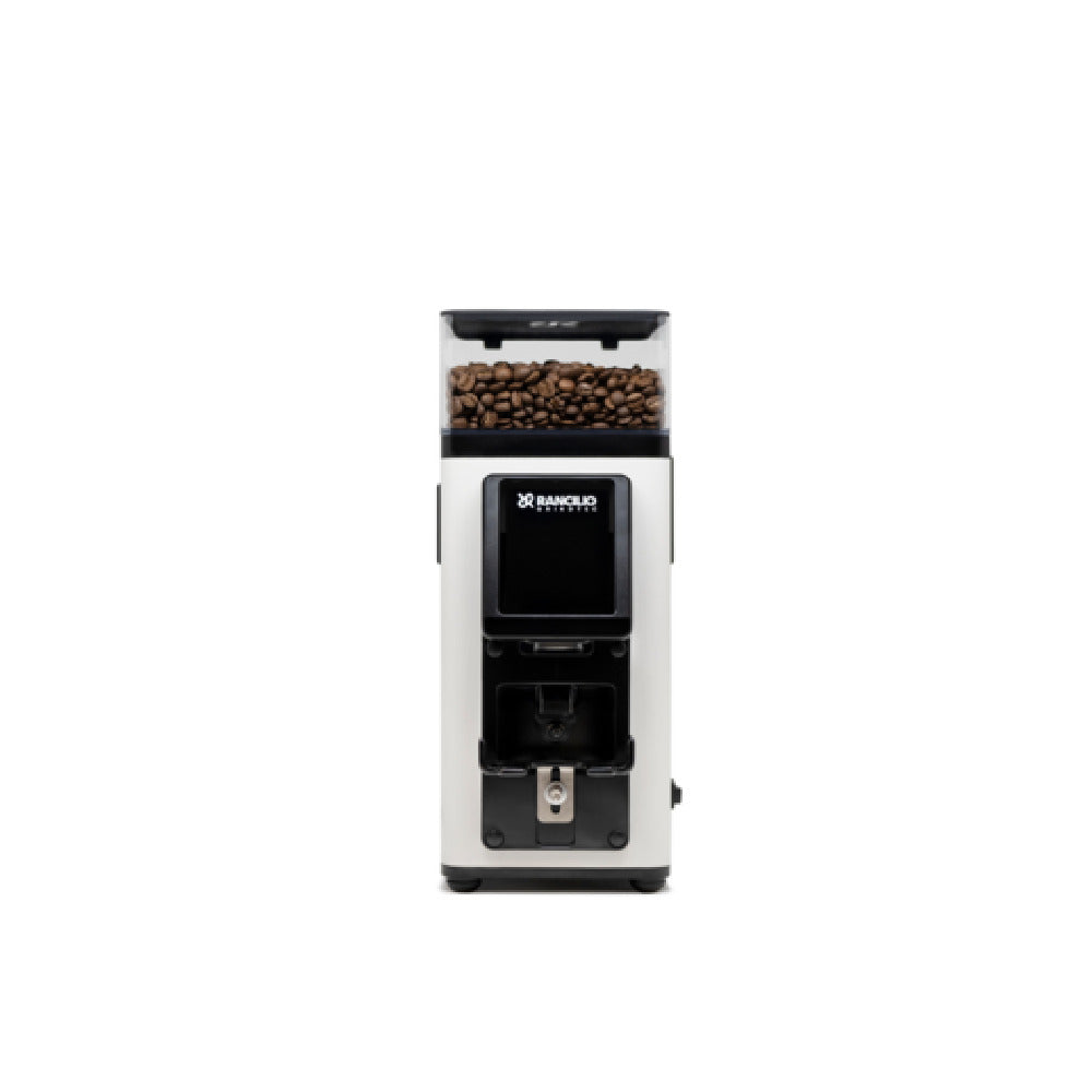 Rancilio STILE 0.7lb Capacity Hoppers Automatic Dosing On-demand Activated By Portfilter. Programmed Dosing For Two Does And Continuous Grind Button. Touchscreen Operation. Ideal For Decaf Or Low Volume Coffee Varieties. 58mm Flat Steel Grinding Burrs.
