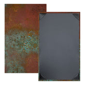 Risch PATINA-1V 8.5X14 Patina Hardback Authentic Copper Menu Cover (specify Color)