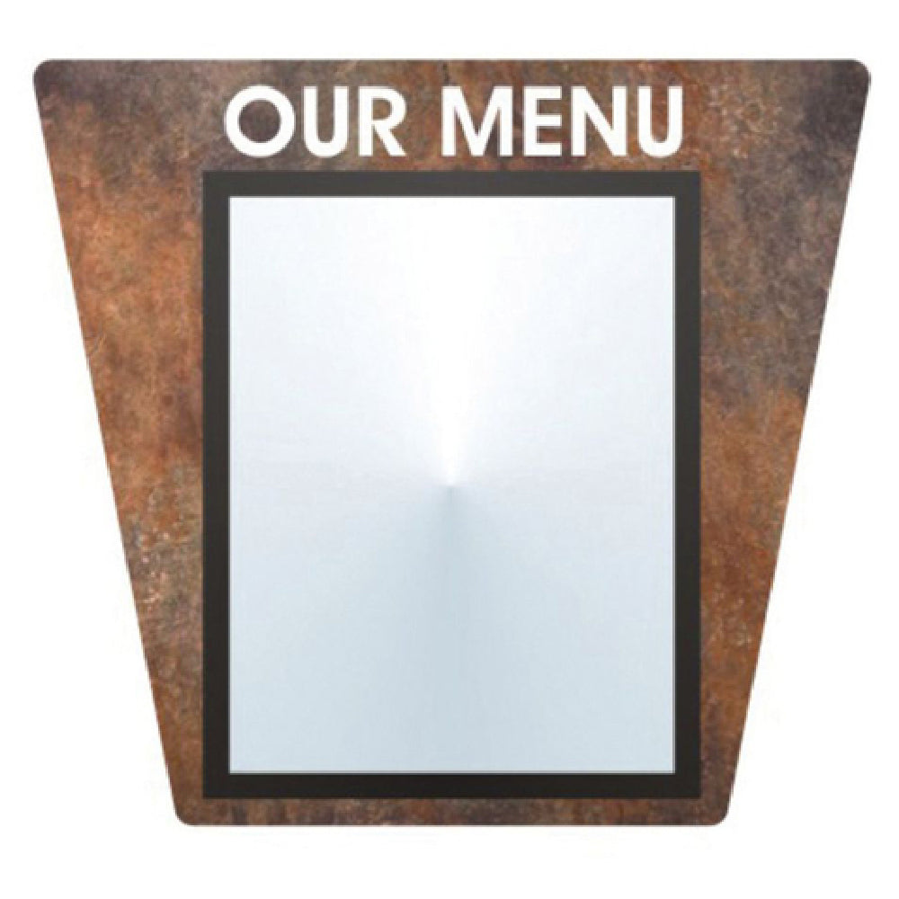 Hubert 69839 - Menu Board, 1-pocket, Wall-mount