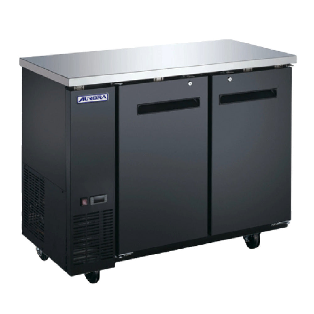 Omcan 59057 (BB-CN-0012E-SH) Aurora Refrigerated Back Bar Cooler Reach-in
