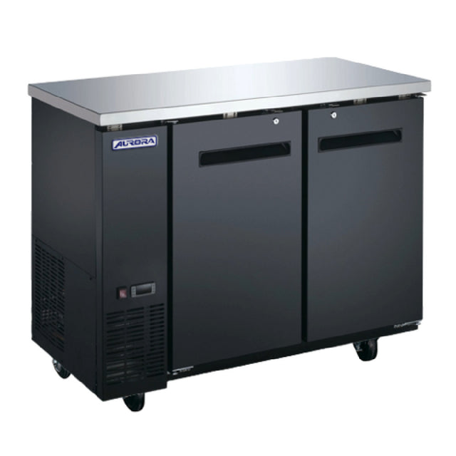 Omcan 59057 (BB-CN-0012E-SH) Aurora Refrigerated Back Bar Cooler Reach-in
