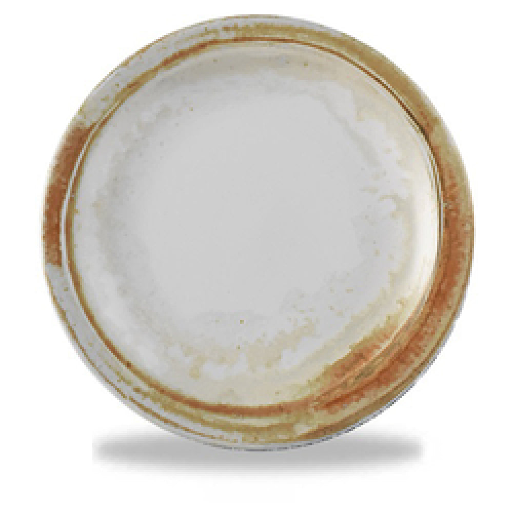 Arc Cardinal FN526 Dudson Maker'S Finca Sandstone Rim Plate (D:6.0'') Vitrified Ceramic