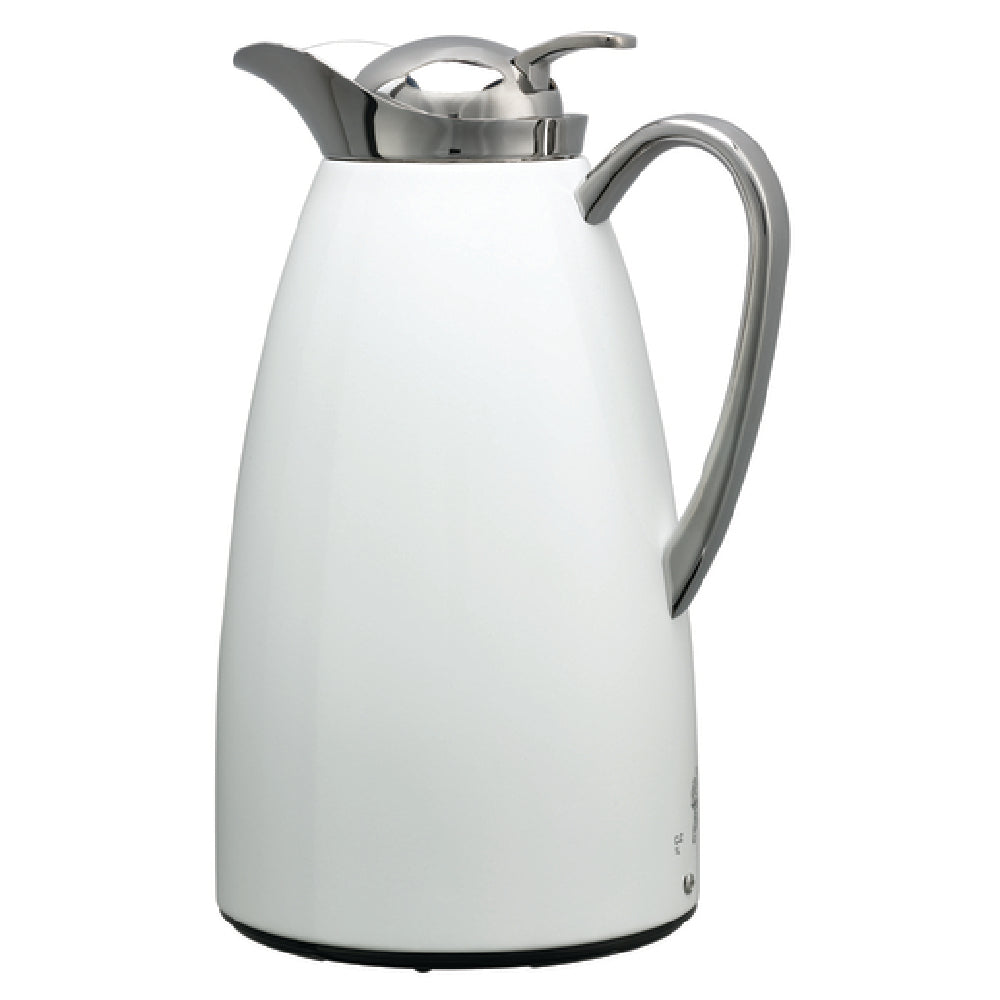 Service Ideas CJZ1WHT Classy™ Vacuum Carafe 1 Liter (33.8 Oz.) 5-1/2" X 6-1/2" X 10"