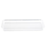 TableCraft Products 11886 - Cake Plate, 14.75"W X 7.25"D X 1.125"H, Rectangular