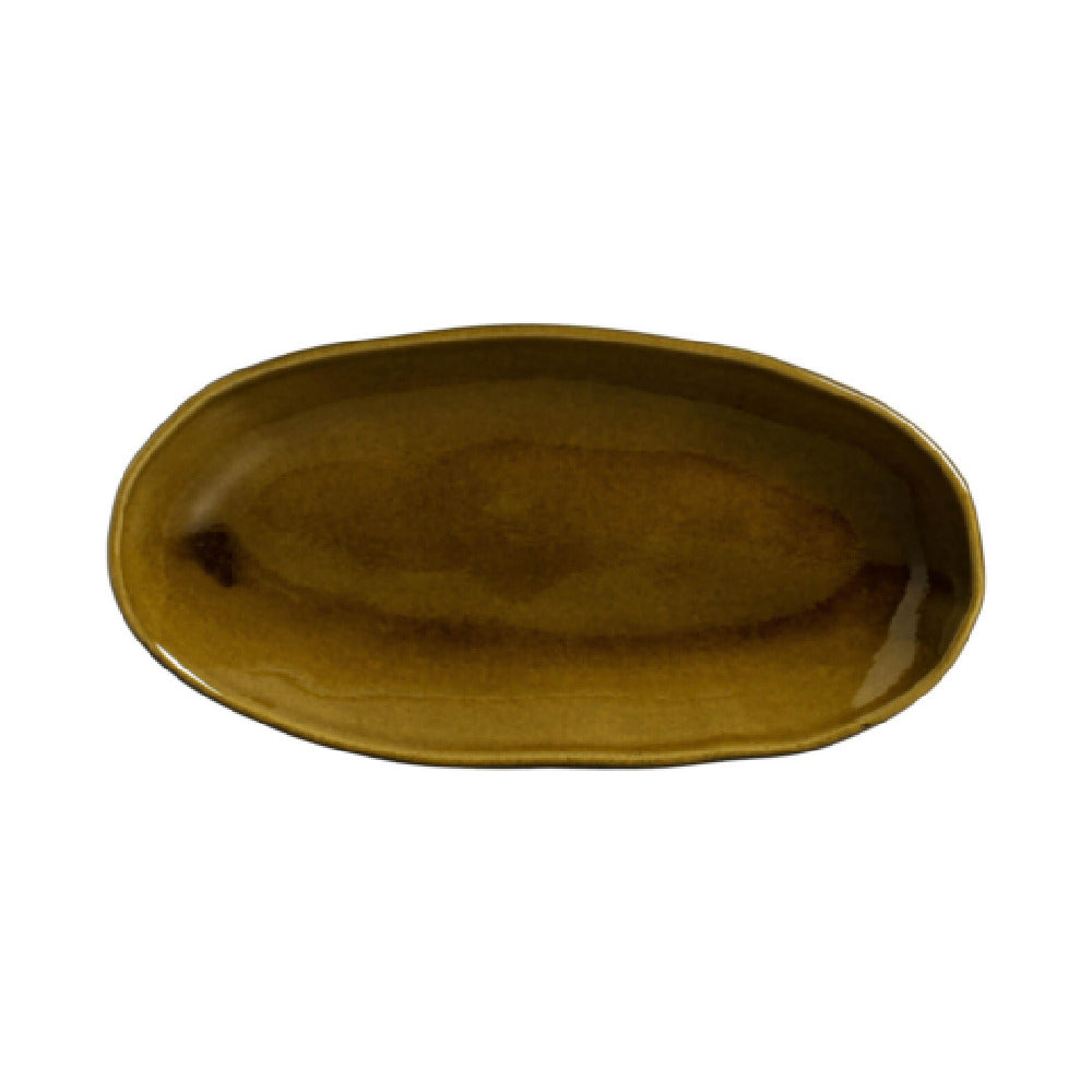 Porto Brasil 1441477101 Deep Organic Platter Oval 12.6" X 6.3"