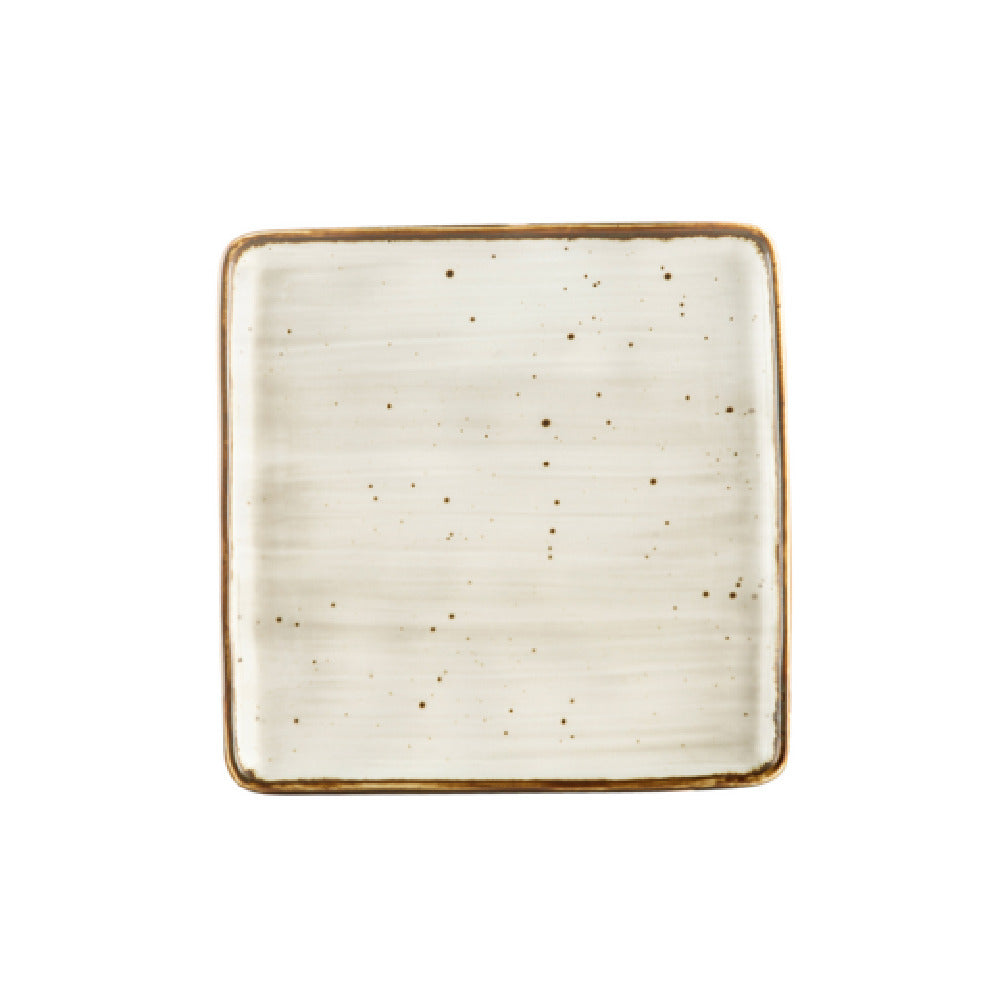 CAC China TUS-SQ6-BGE Tucson Plate 6"L X 6"W X 3/8"H Square