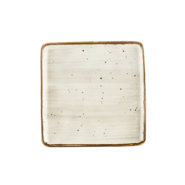 CAC China TUS-SQ6-BGE Tucson Plate 6"L X 6"W X 3/8"H Square