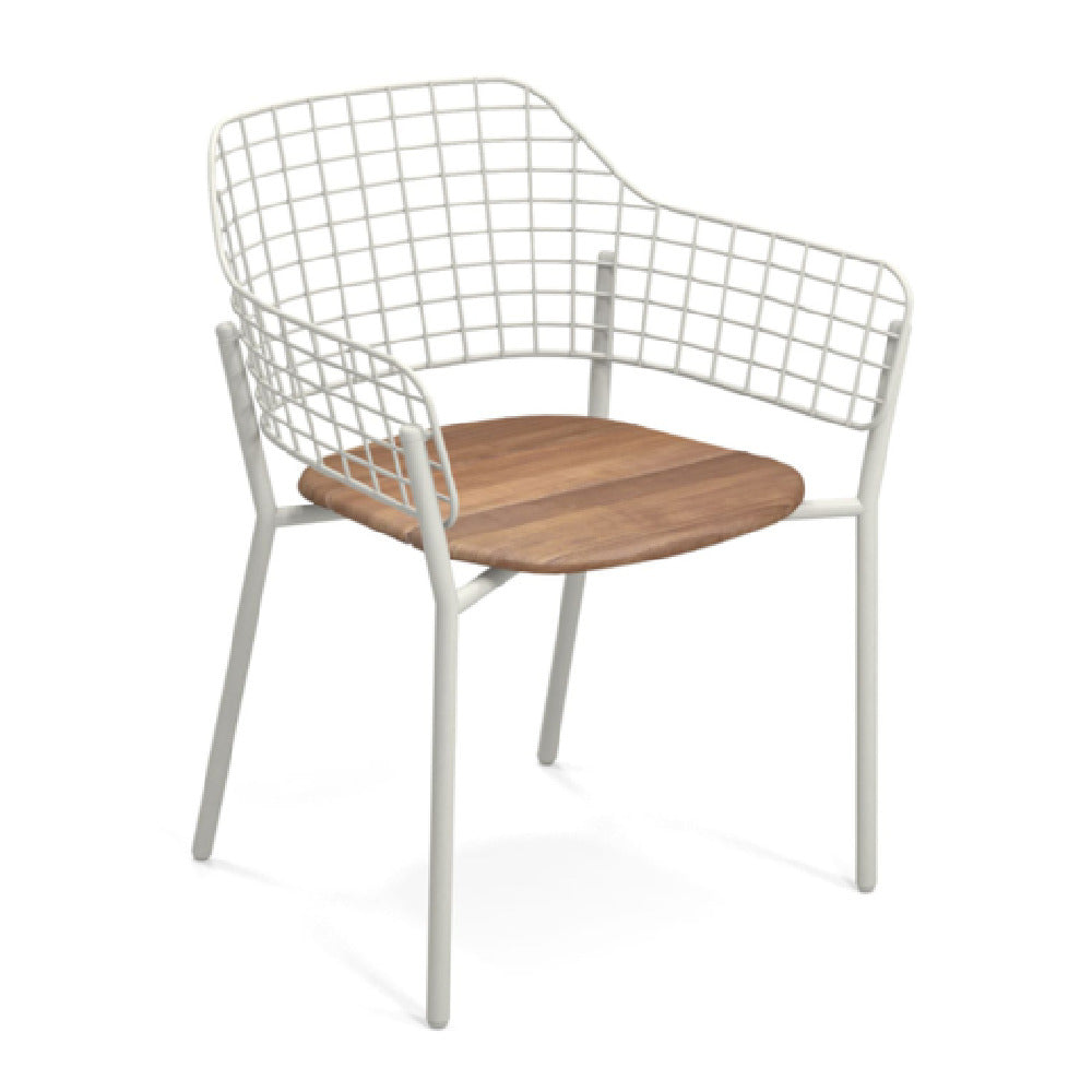 Emuamericas, Llc E616T-23-82 - Lyze Stacking Armchair, Outdoor/indoor, Stainless Steel Back