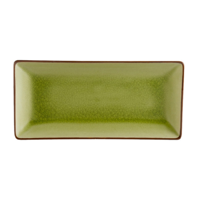 CAC China 666-13-G Japanese Style Platter 11-1/2"L X 6-1/2"W X 1-1/4"H Rectangular