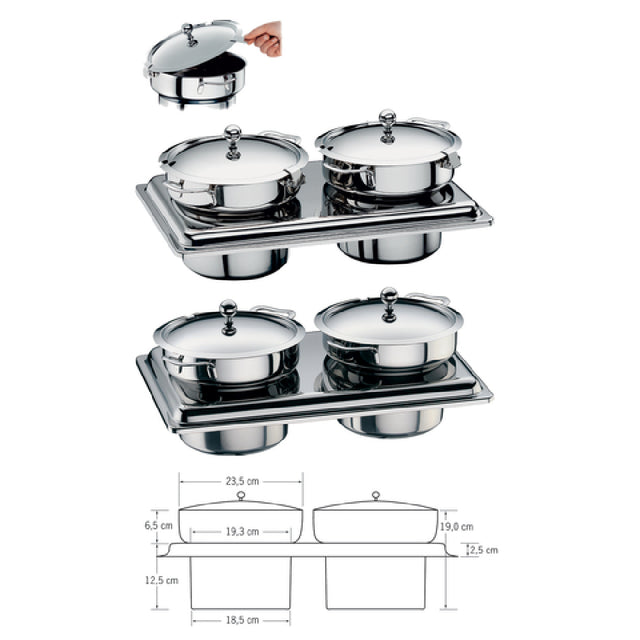 BauscherHepp 06.2007.9991 Soup Tureen 157-1/2 Oz. For Hinged Lid (not Included)