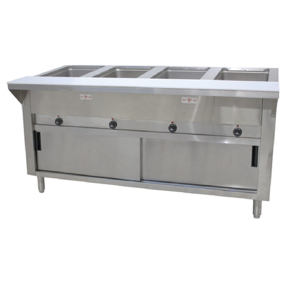 Advance Tabco HF-4E-240-DR Hot Food Table Electric 62-7/16"W X 30-5/8"D X 34-3/8"H