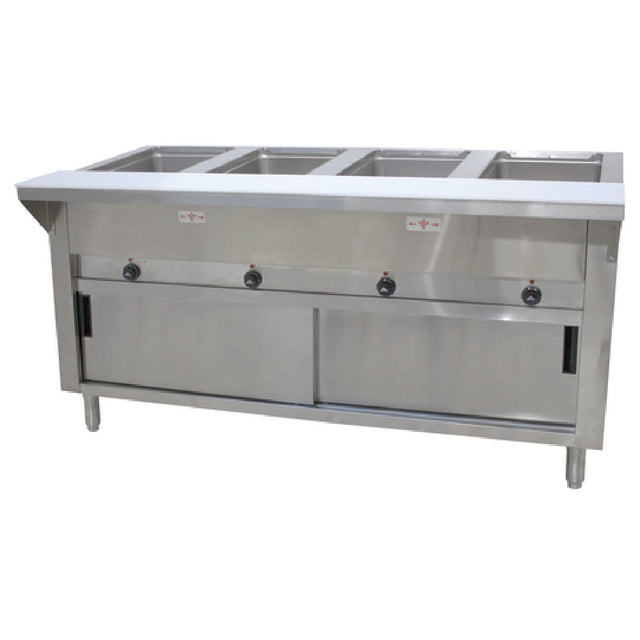 Advance Tabco HF-4E-240-DR Hot Food Table Electric 62-7/16"W X 30-5/8"D X 34-3/8"H