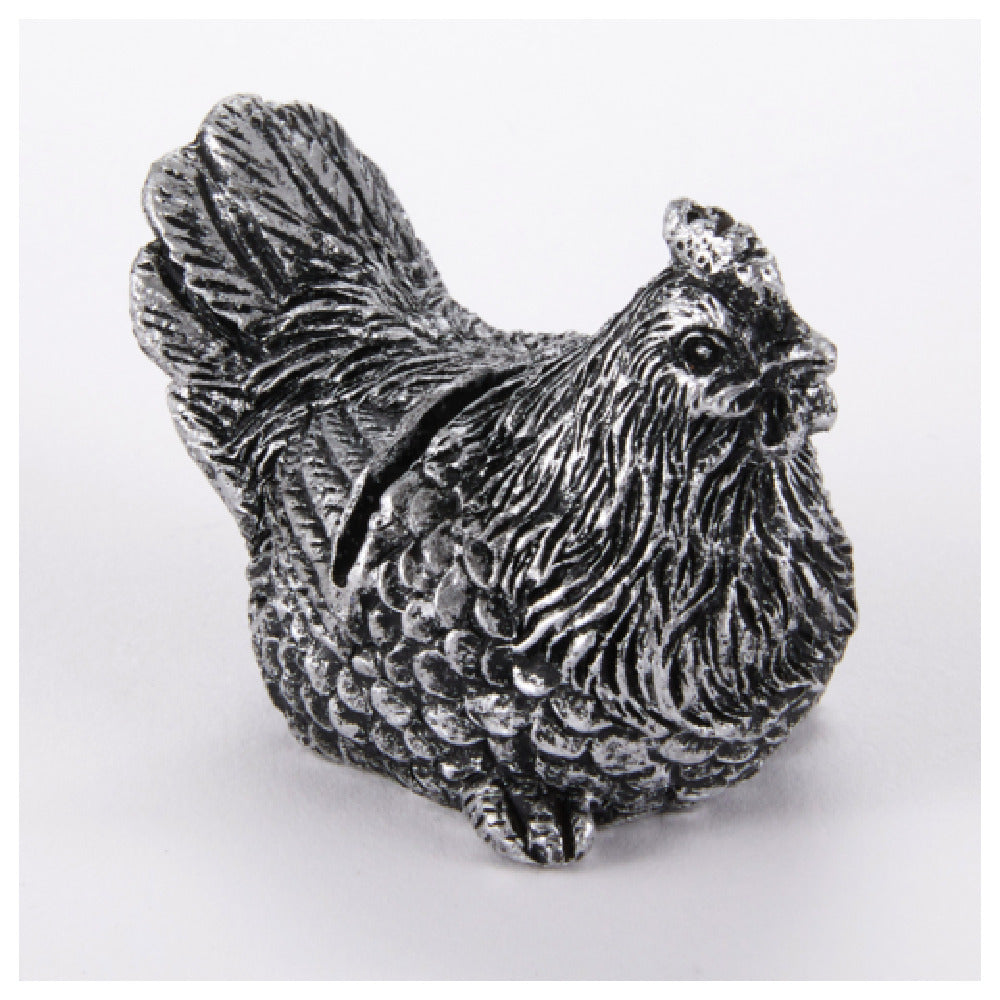American Metalcraft CHPH Card Holder Polyresin Hen