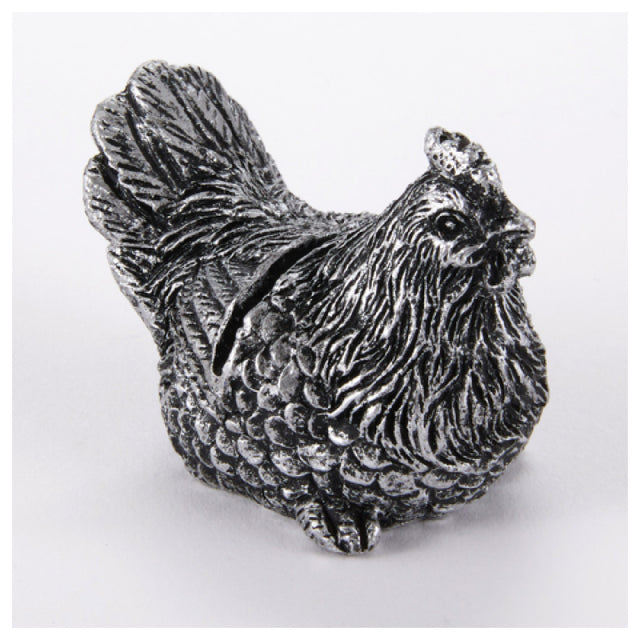 American Metalcraft CHPH Card Holder Polyresin Hen