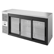 True Refrigeration TBR72-RISZ1-L-S-111-1 Refrigerated Back Bar Cooler Three-section