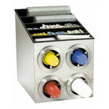 Dispense-Rite CTC-L-2X2SS - Cup Dispensing Cabinet, Adjustable, (4) ADJ-2F