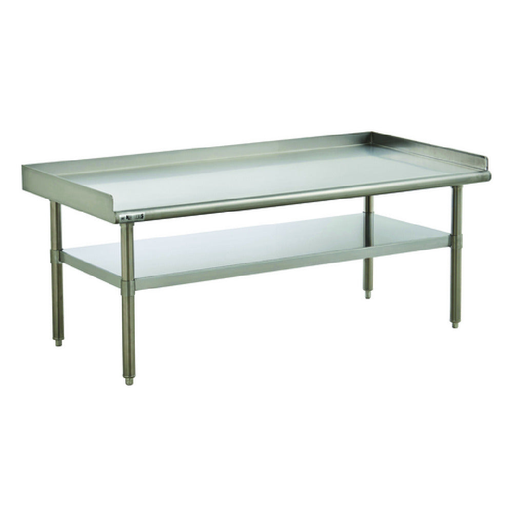 Hubert 118561 - Kratos® Equipment Stand, 72"W X 30"D X 26"H, 16-gauge 304 Stainless Steel Top With 2" Turn-up On Sides
