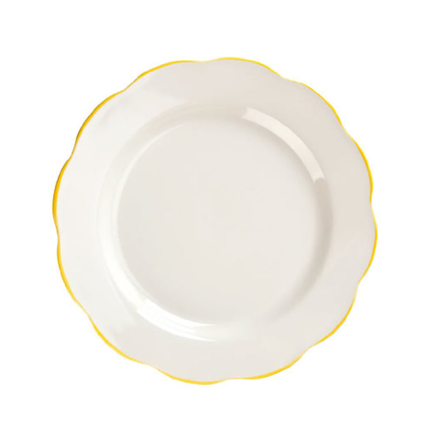 CAC China SC-16G Seville Plate 10-3/4" Dia. X 1-1/4"H Round