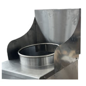 Omcan 48289 (48289) Backsplash With Sides For 13" Wok Ranges