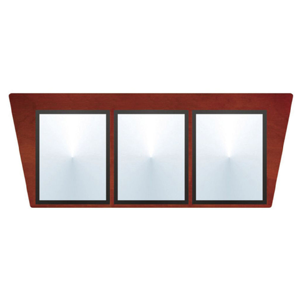 Hubert 23240 - Menu Board, 3-pocket, Wall-mount