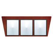Hubert 23240 - Menu Board, 3-pocket, Wall-mount