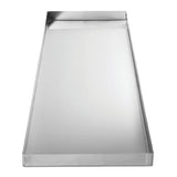 Hubert 55882 - Display Tray, 8"W X 26.75"D X 1"H, 18/10 Stainless Steel