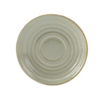 Yanco GO-002 Golden Coast Saucer 5-7/8" Dia. X 0-1/2"H Porcelain