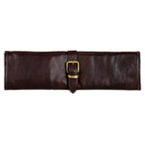 JB Prince Z253 Boldric Knife Roll (8) Pocket Leather Strap With Brass Buckle