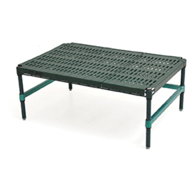 Eagle QP-MDR1836E-GL QuadPLUS® Dunnage Rack Mobile 36"W X 18"D X 14"H Overall Size
