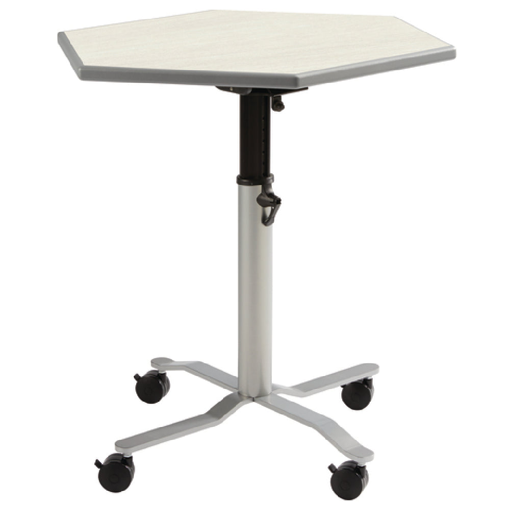 Forbes Industries REVFT36HXMXE####-RA##C3 Snap™ Portable Table Hexagonal 36" Dia. X 30" To 42" Gas-assisted Adjustable Height