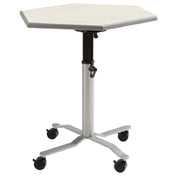 Forbes Industries REVFT36HXMXE####-RA##C3 Snap™ Portable Table Hexagonal 36" Dia. X 30" To 42" Gas-assisted Adjustable Height