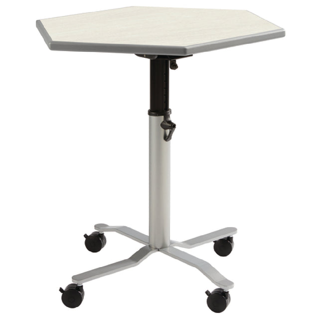Forbes Industries REVFT36HXMXE####-RA##C3 Snap™ Portable Table Hexagonal 36" Dia. X 30" To 42" Gas-assisted Adjustable Height