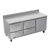 Victory VWRD72HC-4 Worktop Refrigerated Counter Powered By V-Core™ Three-section
