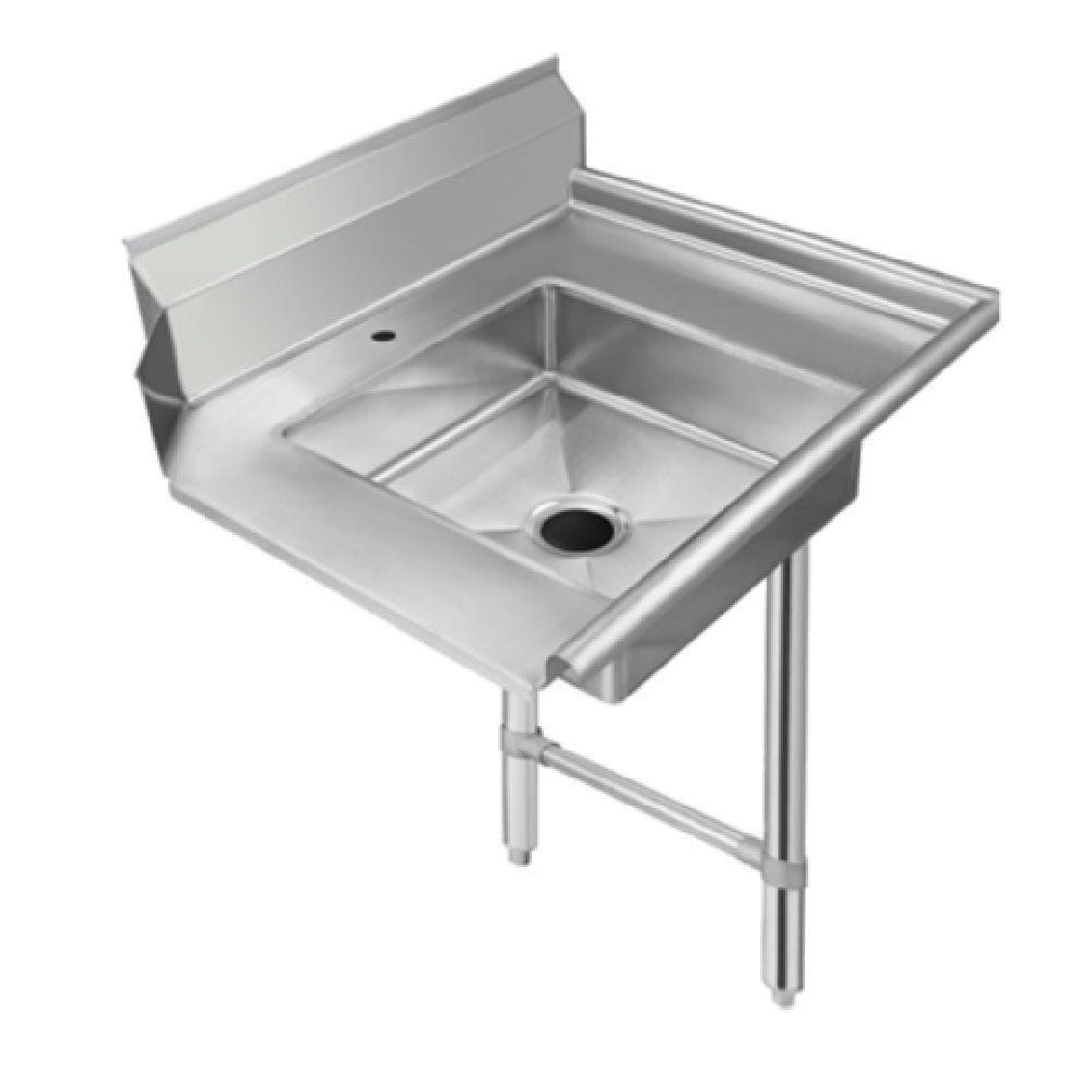 Klinger's Trading SDT26R Soiled Dishtable 26"W X 30"D 16/304 Stainless Steel Top