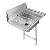 Klinger's Trading SDT26R Soiled Dishtable 26"W X 30"D 16/304 Stainless Steel Top