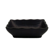 CAC China 666-32-BLK Japanese Style Sauce Dish 3-1/4"L X 2-1/2"W X 1"H Rectangular