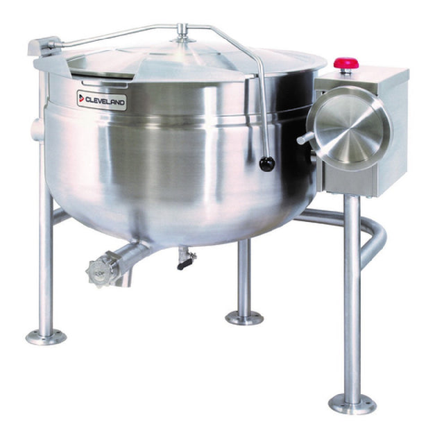 Cleveland KDL80TSH Short Series™ Steam Jacketed Kettle Direct Steam Tilting
