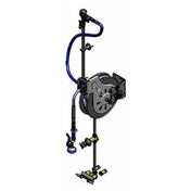 T&S Brass B-7232-U01XS3 Hose Reel Assembly Open 3/8" X 35 Ft. Hose With High Flow Spray Valve With Swivel