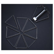 Matfer 371142 Mozaïk Mold 4-3/4"L X 3-7/8"W X 3/4"H (8) Pie-assembled Sections (9-1/2" Dia.)