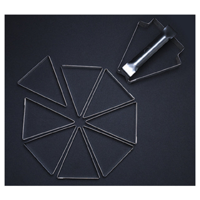 Matfer 371142 Mozaïk Mold 4-3/4"L X 3-7/8"W X 3/4"H (8) Pie-assembled Sections (9-1/2" Dia.)