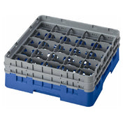 Cambro 25S434168 Camrack® Glass Rack With (2) Soft Gray Extenders Full Size