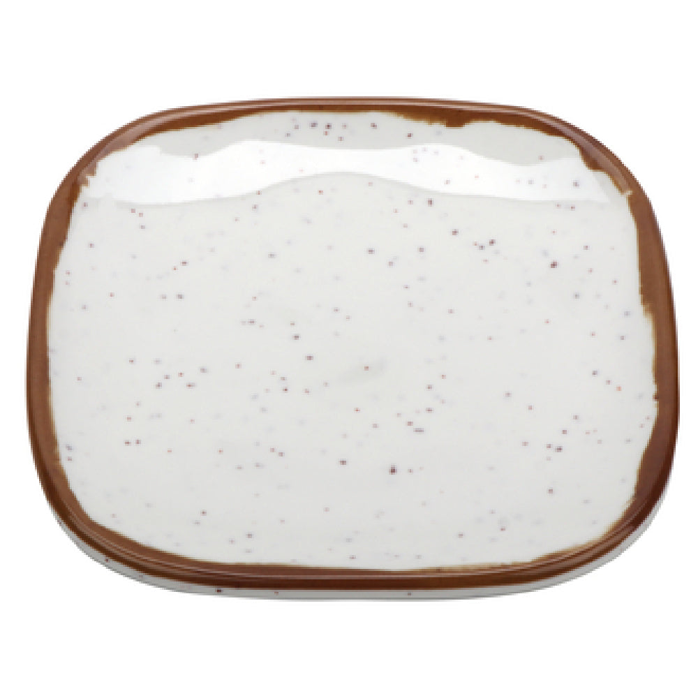 GET Enterprises SCS-4-RM Rustic Mill™ Plate 4" X 4" Square