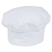 Mercer Culinary M60110WH Millennia® Basic Beret Adjustable Velcro Closure 65/35 Poly/cotton Twill