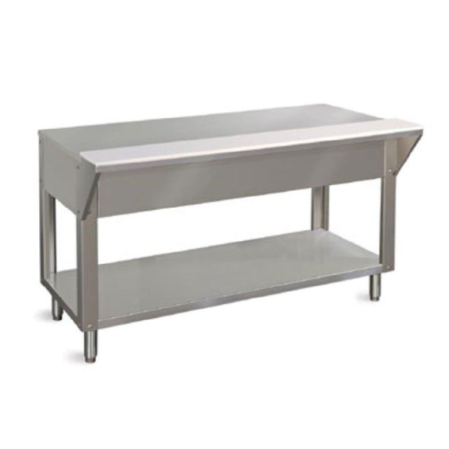 Piper Products DB-3-ST - Design Basics Solid Food Table, 34"x31"x44", Full Stainless Steel Understorage With 14 Gauge Base Supports