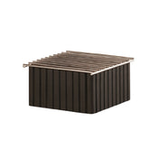 Cal-Mil 23785-13 Brooklyn Chafer Alternative 10"W X 12"D X 7.25"H With Grooved Detailings