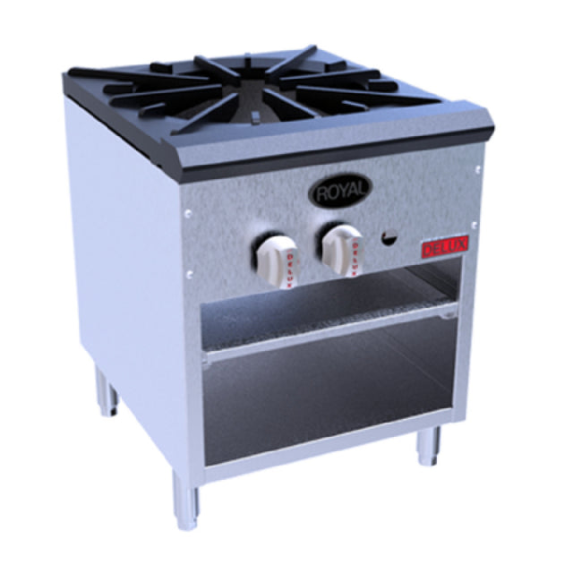 Royal Range Of California SPR-180_NAT Delux Series Stock Pot Range (1) Two Ring-type Burner With Separate Controls