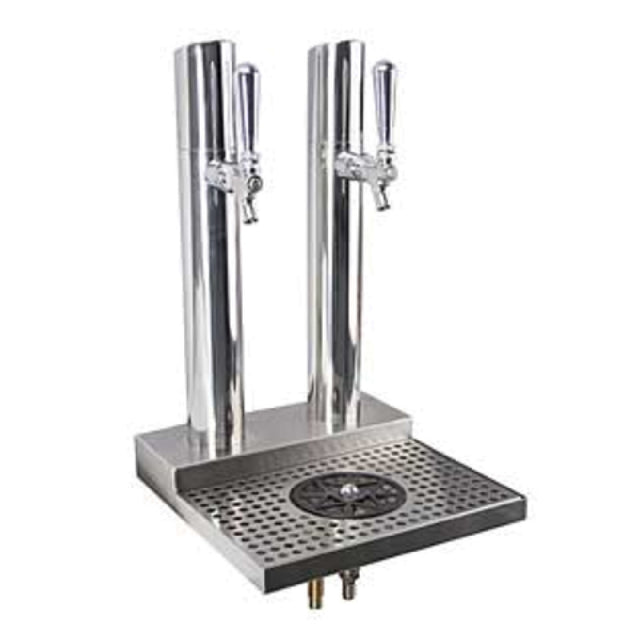 Micro Matic BS-SKY-2PSSKR Skyline Draft Beer Station Countertop 12"W X 19"H