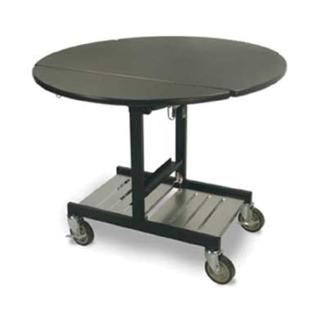 Geneva 74405 Simplicity Series Room Service Table Oval Tri-fold