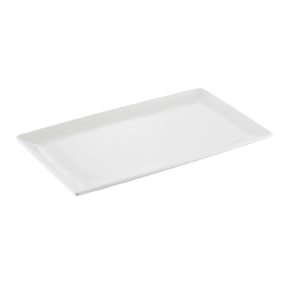 CAC China KSE-541 Kingsquare Platter 13-1/2"W X 7-7/8"D X 7/8"H Deep